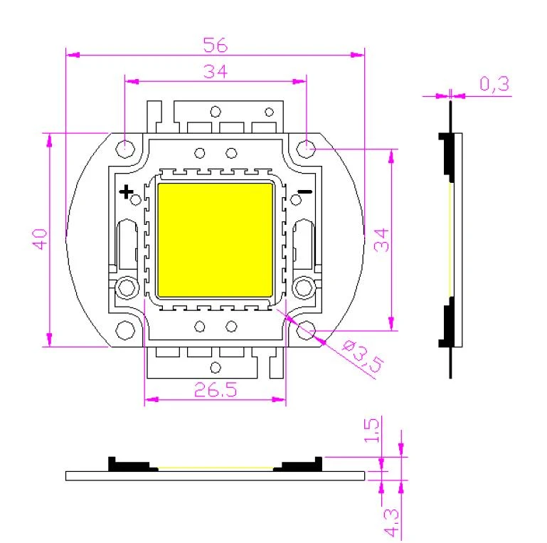 50w package dimensions